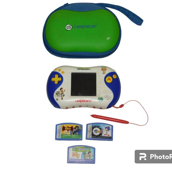 Leap Frog Leapster 2 Game Console With 3 Games Sonic, Toy Story 3 & Batman - Picture 1 of 7